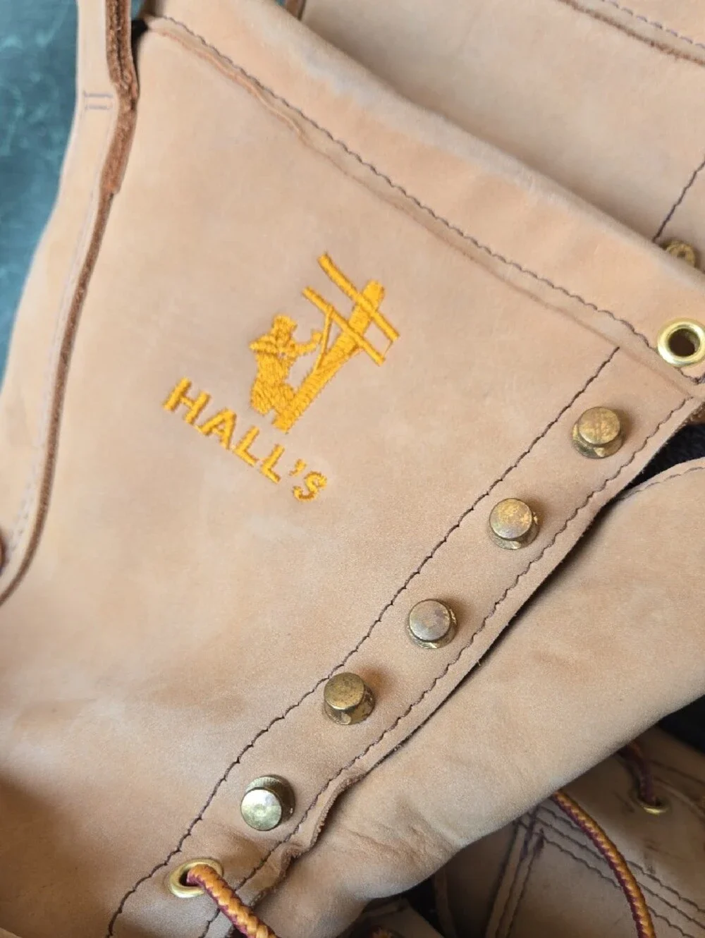 Men's Tan Work Boots with GORE-TEX